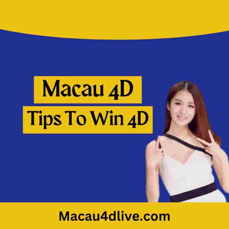Lotto Tips for Macau 4D Today [Togel Macau 4D]