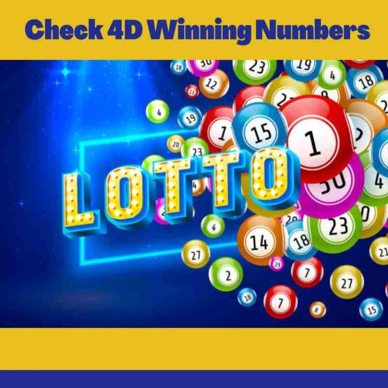 4D Winning Numbers